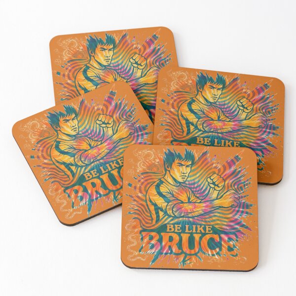 Item preview, Be Like Bruce - Explosive Retro Tie Dye designed and sold by CleverCulture.