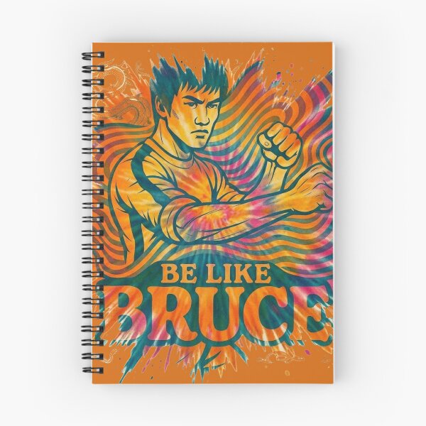 Item preview, Be Like Bruce - Explosive Retro Tie Dye designed and sold by CleverCulture.