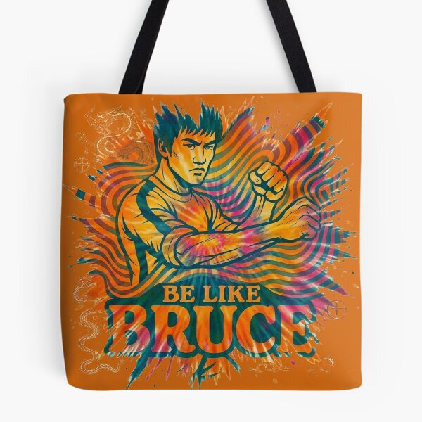 Item preview, Be Like Bruce - Explosive Retro Tie Dye designed and sold by CleverCulture.