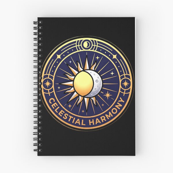 Item preview, Celestial Harmony Solar Eclipse Vintage Badge designed and sold by Oommen Studio .