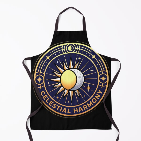 Item preview, Celestial Harmony Solar Eclipse Vintage Badge designed and sold by Oommen Studio .