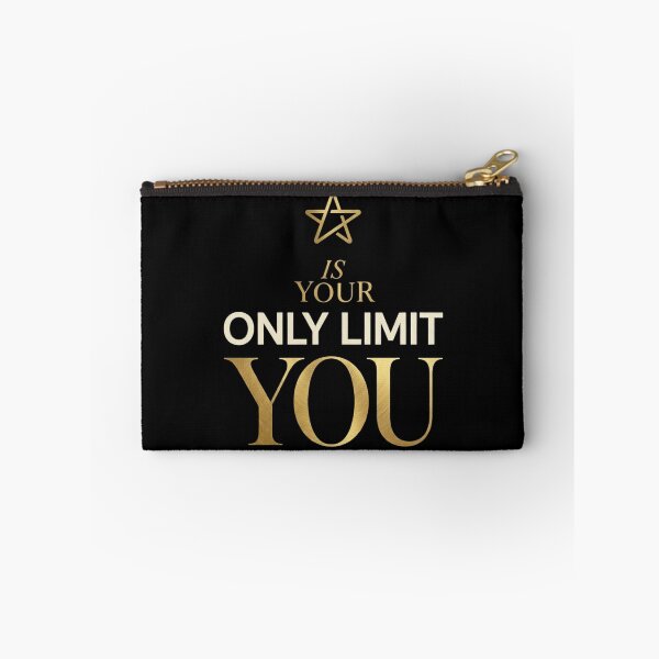 Item preview, Your Only Limit Is You Minimalist Inspirational Quote For Ambitious Professionals Entrepreneurs And Personal Growth Enthusiasts designed and sold by Im-Ara.