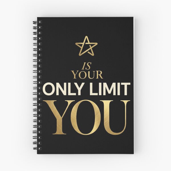 Item preview, Your Only Limit Is You Minimalist Inspirational Quote For Ambitious Professionals Entrepreneurs And Personal Growth Enthusiasts designed and sold by Im-Ara.