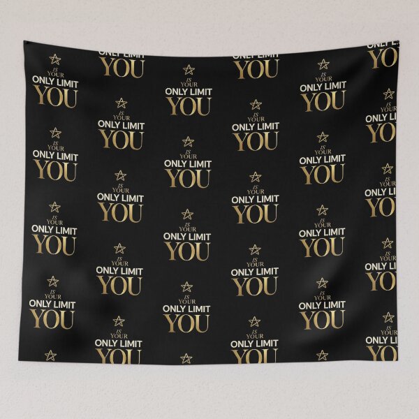 Item preview, Your Only Limit Is You Minimalist Inspirational Quote For Ambitious Professionals Entrepreneurs And Personal Growth Enthusiasts designed and sold by Im-Ara.