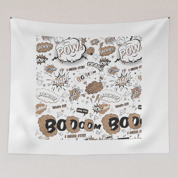 Item preview, Retro Comic Book Pattern - Vintage Pop Art Speech Bubbles designed and sold by gokhanuzen.