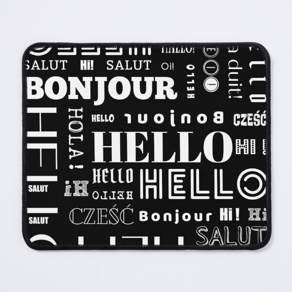 Item preview, Global Greetings Typography Collage designed and sold by AleksaDesignMTL.
