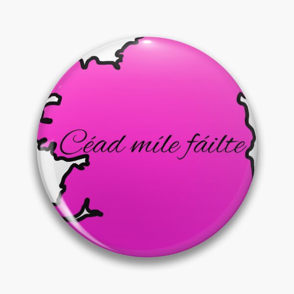 Item preview, Céad Míle Fáilte Pink Ireland Map Irish Welcome Design designed and sold by heartofireland.