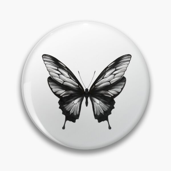 Item preview, Dark Butterfly / Hand-Drawn Black Moth designed and sold by SIMPLEstudi0.