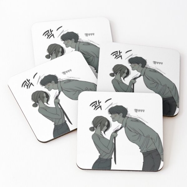 Item preview, Cute Romantic Anime Couple – Playful Manga Love Scene designed and sold by MeowLoka ⭐⭐⭐⭐.