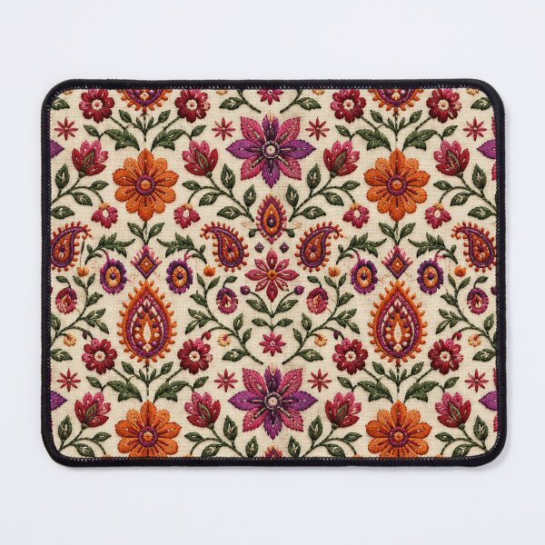 Item preview, Pakistani Rural Floral Heritage Pattern designed and sold by Myra365Art.