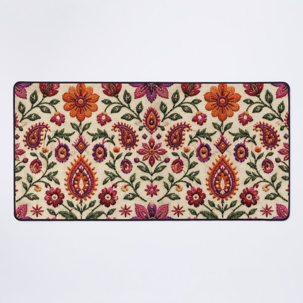 Item preview, Pakistani Rural Floral Heritage Pattern designed and sold by Myra365Art.