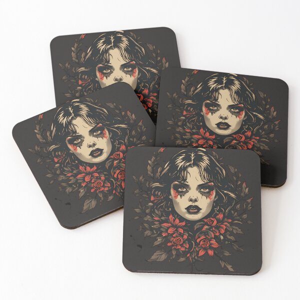 Item preview, Gothic Rose Witch – Dark Aesthetic Portrait designed and sold by creativepers.