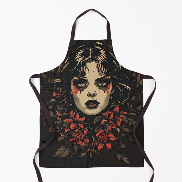 Item preview, Gothic Rose Witch – Dark Aesthetic Portrait designed and sold by creativepers.