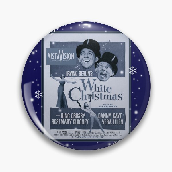 Item preview, White Christmas Festive Blue designed and sold by Normbot2000.