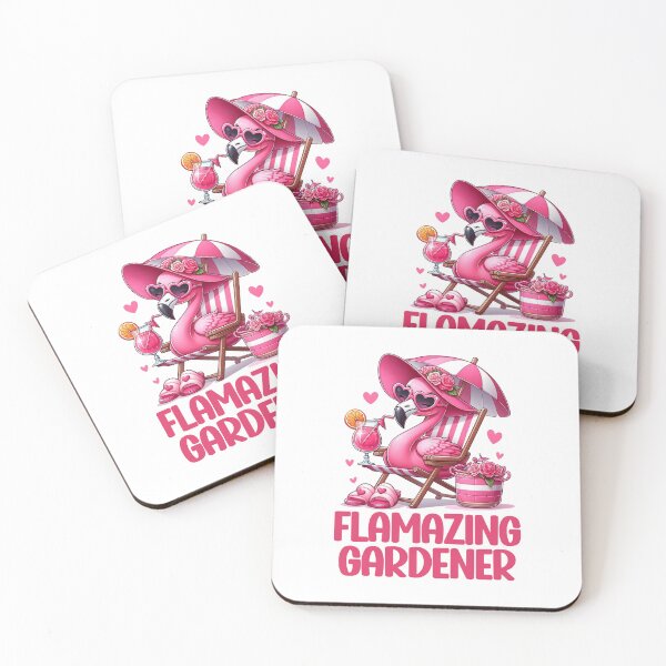 Item preview, Flamazing Gardener Flamingo designed and sold by Meliafroggy.
