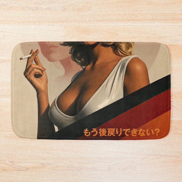 Item preview, Drunk on Desire - Retro Japanese Noir Femme Fatale Art designed and sold by obstinator.
