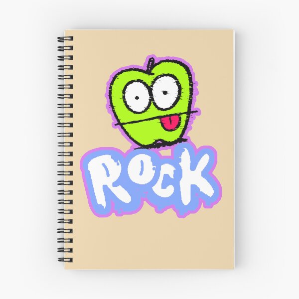 Item preview, Green Apple Rock Glitch Neon Typography Gift Alternative Rock designed and sold by AstronautMerch.