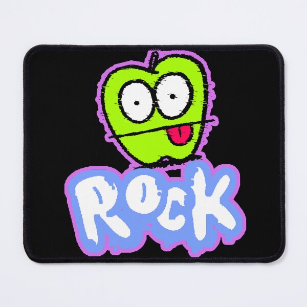 Item preview, Green Apple Rock Glitch Neon Typography Gift Alternative Rock designed and sold by AstronautMerch.