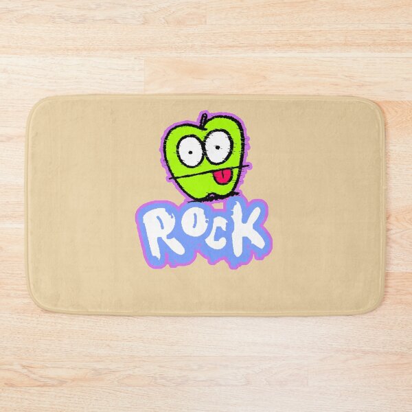 Item preview, Green Apple Rock Glitch Neon Typography Gift Alternative Rock designed and sold by AstronautMerch.