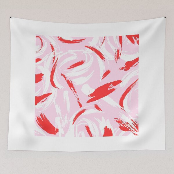 Item preview, Pink and red paint brush designed and sold by tabithasowa.