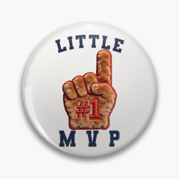 Item preview, Little MVP Patch - Teddy Foam Finger Varsity Felt Gear designed and sold by thelexiverse.