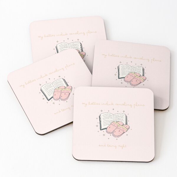 Item preview, Cozy Introvert Book and Slippers Illustration designed and sold by GirlyVision.