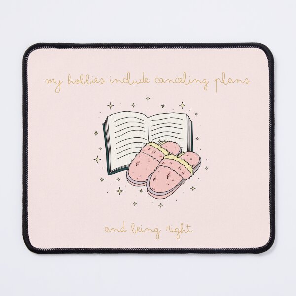 Item preview, Cozy Introvert Book and Slippers Illustration designed and sold by GirlyVision.