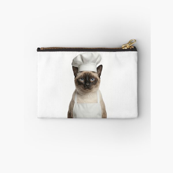 Item preview, Funny Mekong Bobtail Cat Chef Realistic Animal Cooking Humor Art designed and sold by LazyOwlStore.