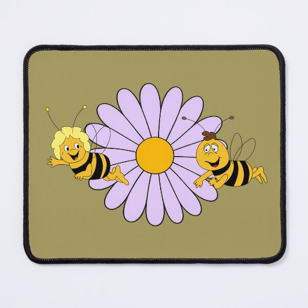 Item preview, Maya the Bee and Willy – Colorful Retro Flower Vintage Cartoon Style designed and sold by retrologie.
