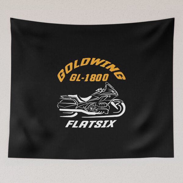 Item preview, Goldwing GL1800 Flat Six Touring Motorcycle T-Shirt - Luxury Cruiser Graphic for Dedicated Riders designed and sold by ColorRebel.