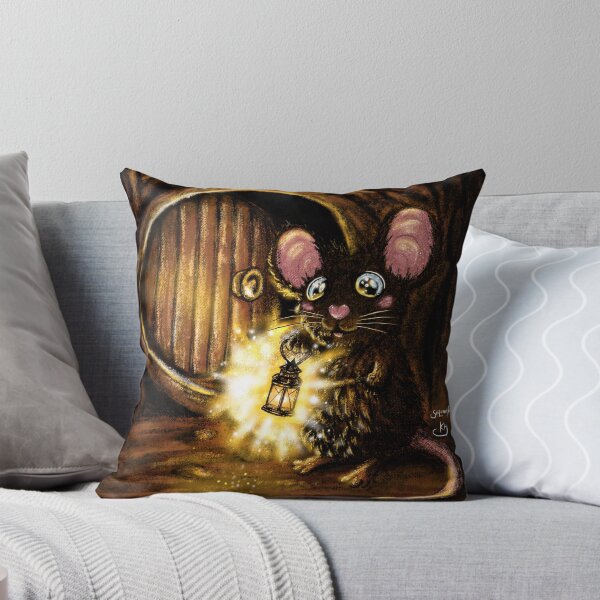 Item preview, Lumi Lantern Mouse - Cozy Fantasy Art designed and sold by Seelenwasser.