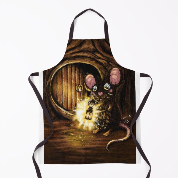 Artikelvorschau, Lumi Lantern Mouse - Cozy Fantasy Art entworfen und verkauft von Seelenwasser.Art.