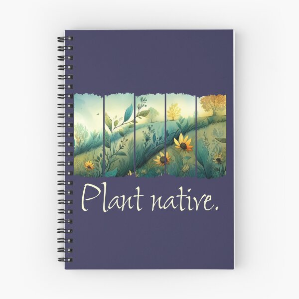 Item preview, Plant Native Wildflower Brushstroke Panel Floral Design designed and sold by Boddicca.