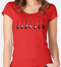 Guitar Women's Fitted Scoop T-Shirt