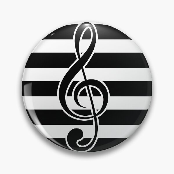 Item preview, Treble Clef Piano Music Keys Contrast Modern Stripe designed and sold by lematworks.