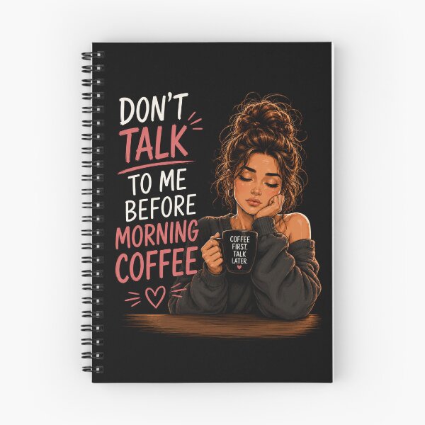 Item preview, Don't Talk To Me Before Morning Coffee – Funny Coffee Lover  Design designed and sold by MargaretaArt.