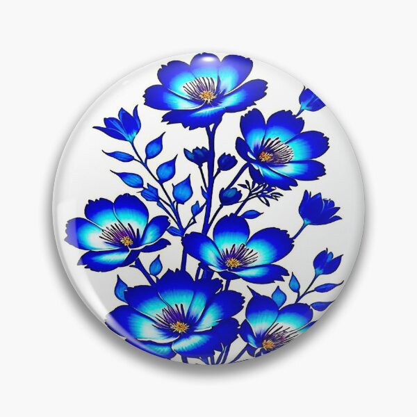 Item preview, Blue Flowers designed and sold by ViaARTfactory.