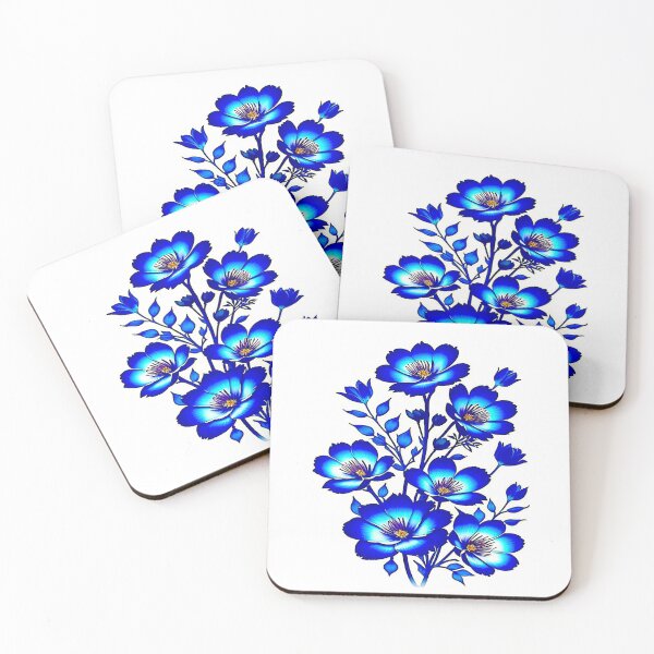 Item preview, Blue Flowers designed and sold by ViaARTfactory.