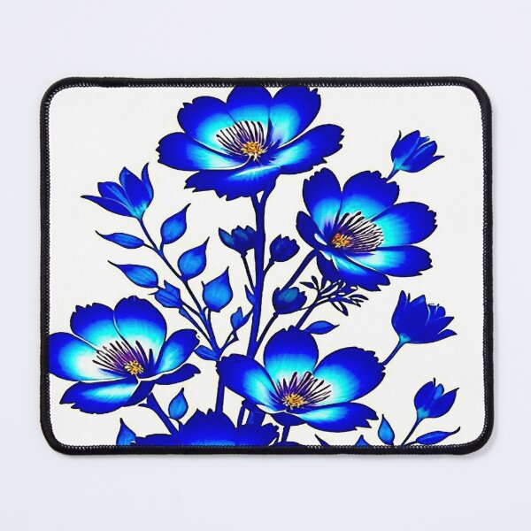 Item preview, Blue Flowers designed and sold by ViaARTfactory.