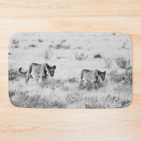 Item preview, Lion Cubs of the Kalahari In Black and White designed and sold by Kay Brewer.