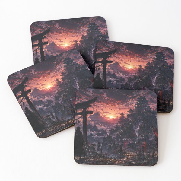 Item preview, Epic Anime Castle at Sunset designed and sold by PixelMood Stickers.