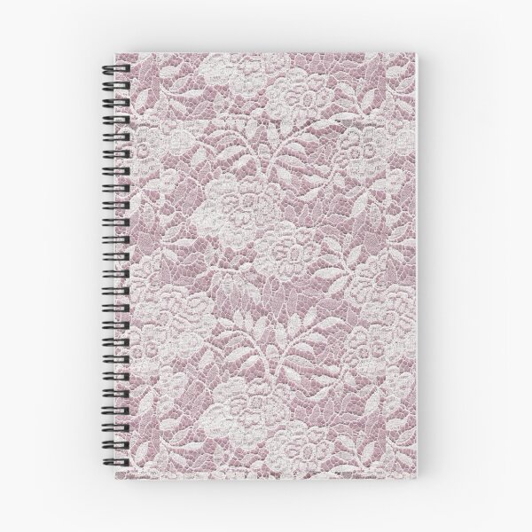 Item preview, Elegant Vintage White and Pink Lace Pattern designed and sold by Hrndz Store.