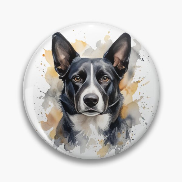 Item preview, Elegant Watercolor McNab Shepherd Dog Portrait designed and sold by DuckOddity.