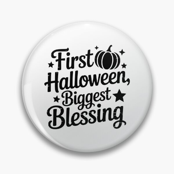 Item preview, First Halloween Biggest Blessing designed and sold by theartfulaspie.