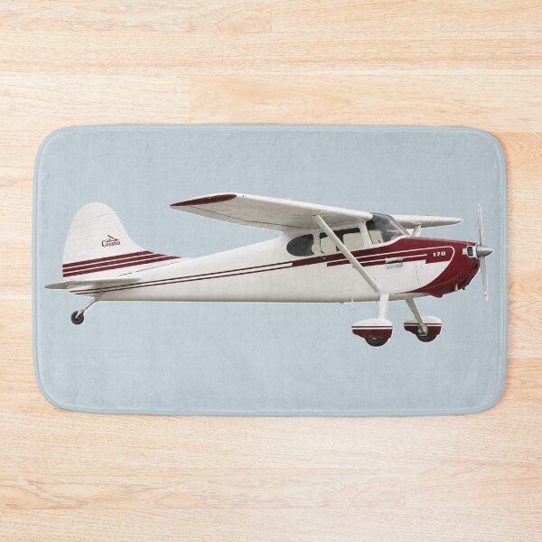 Item preview, Cessna 170 red and white tailwheel airplane  designed and sold by PilotandPlane.