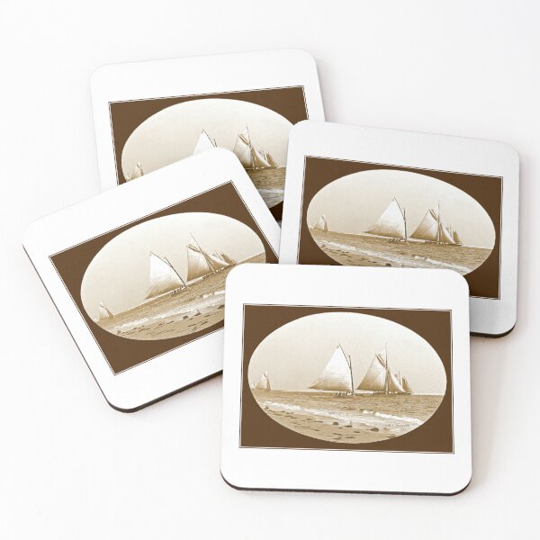 Item preview, Anglesea, New Jersey, July 21, 1900, Sailboats Headed for the Fishing Grounds designed and sold by AMacGPhilly.