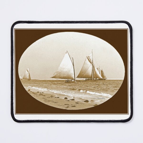 Item preview, Anglesea, New Jersey, July 21, 1900, Sailboats Headed for the Fishing Grounds designed and sold by AMacGPhilly.