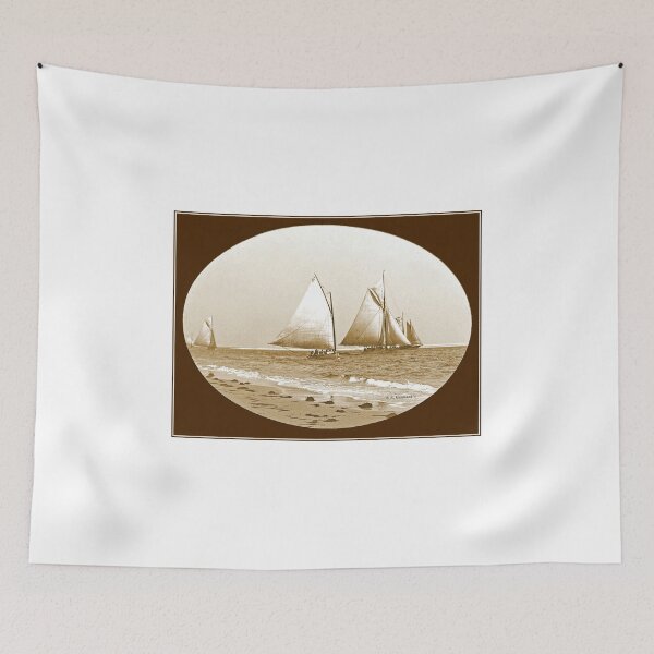 Item preview, Anglesea, New Jersey, July 21, 1900, Sailboats Headed for the Fishing Grounds designed and sold by AMacGPhilly.