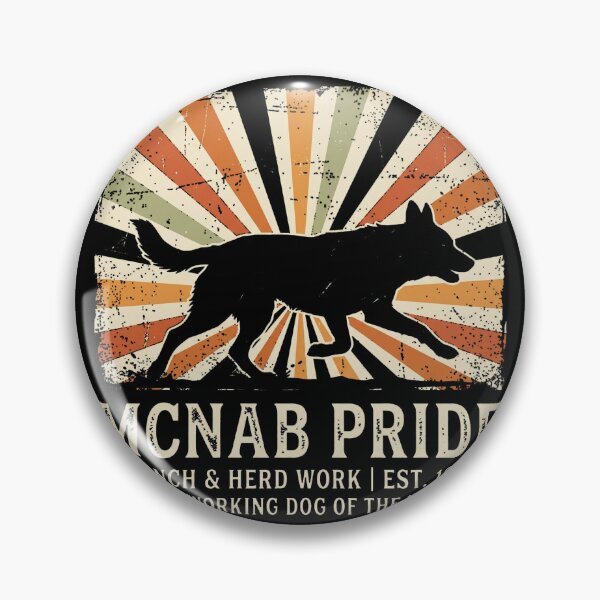 Item preview, Retro Vintage McNab Dog Pride Ranch Aesthetic designed and sold by DuckOddity.