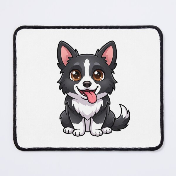 Item preview, Cute Kawaii Chibi McNab Dog Cartoon Art designed and sold by DuckOddity.